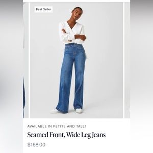 NEW Spanx Wide Leg Jeans